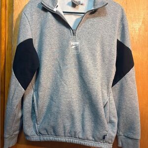 Puma Gray Fleece-Lined Sweatshirt